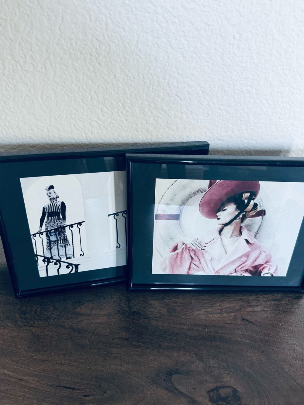 Framed Haute Couture Fashion Art Prints Set